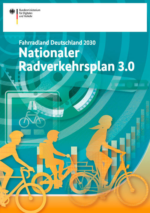 Nationaler Radverkehrsplan 3.0, Titelblatt © Bundesministerium für Digitales und Verkehr